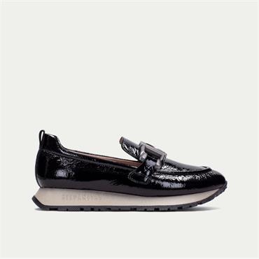 Hispanitas Kansas Sporty Link Loafer - Black Patent
